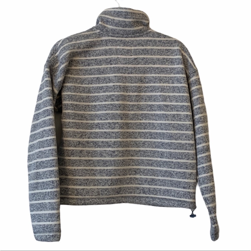 Thread & Supply Stripe Half Zip Pullover Indigo &… - image 3